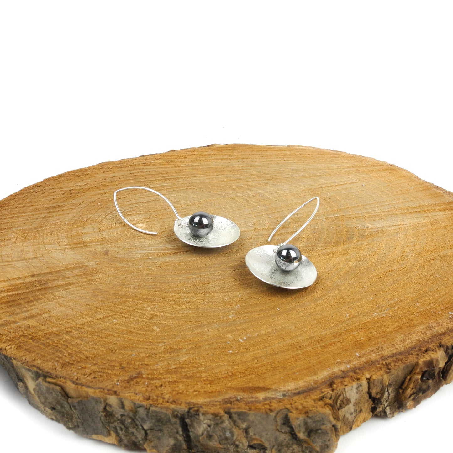 Balance Scribble Disc Dangle Earring