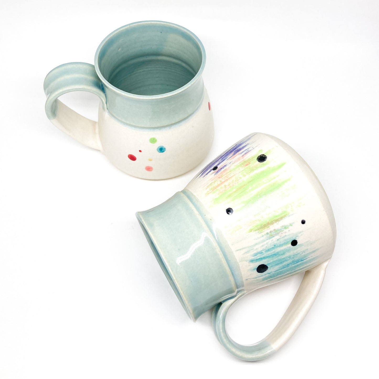 Dot and Brushstroke Mug