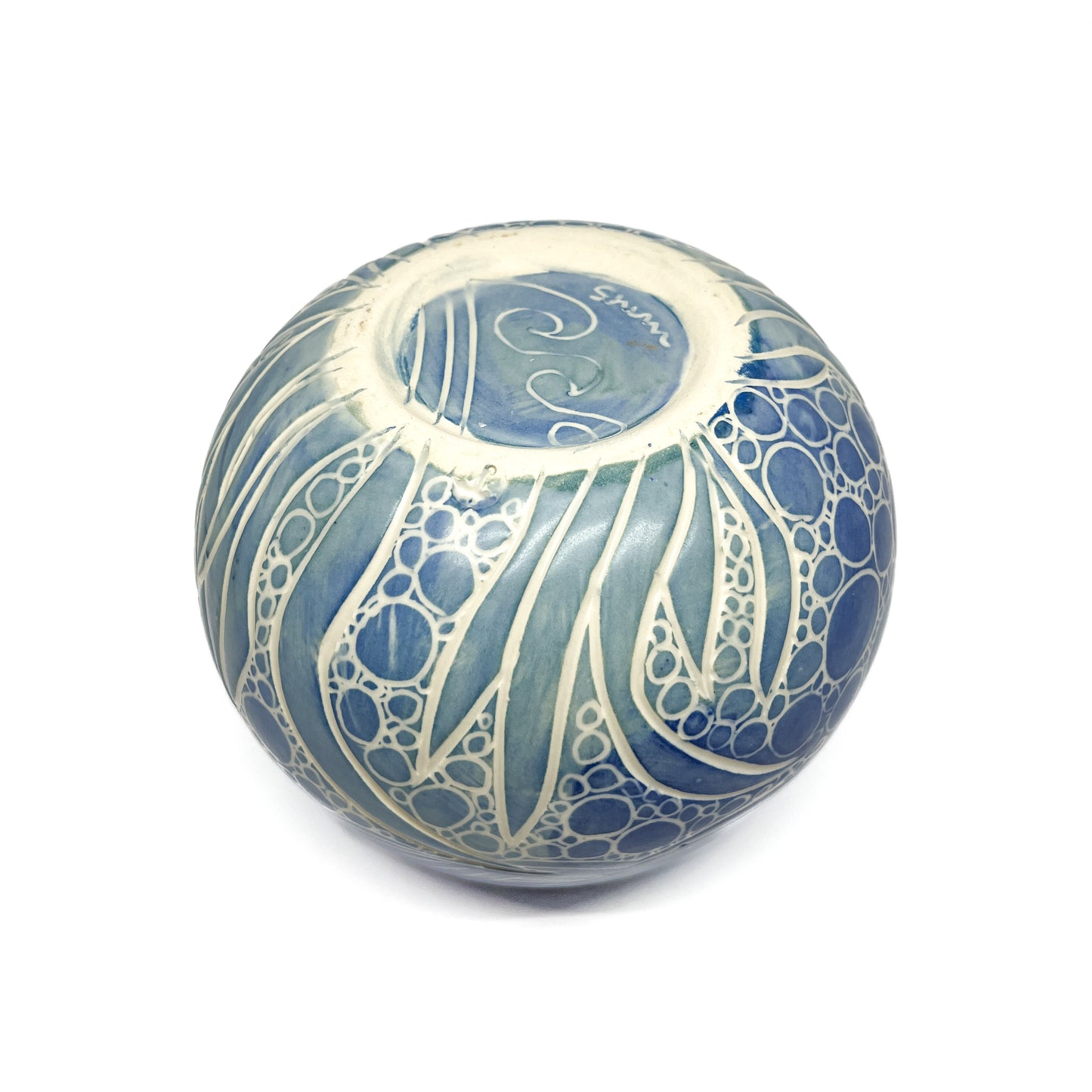 Round Salish Sea Porcelain Vase