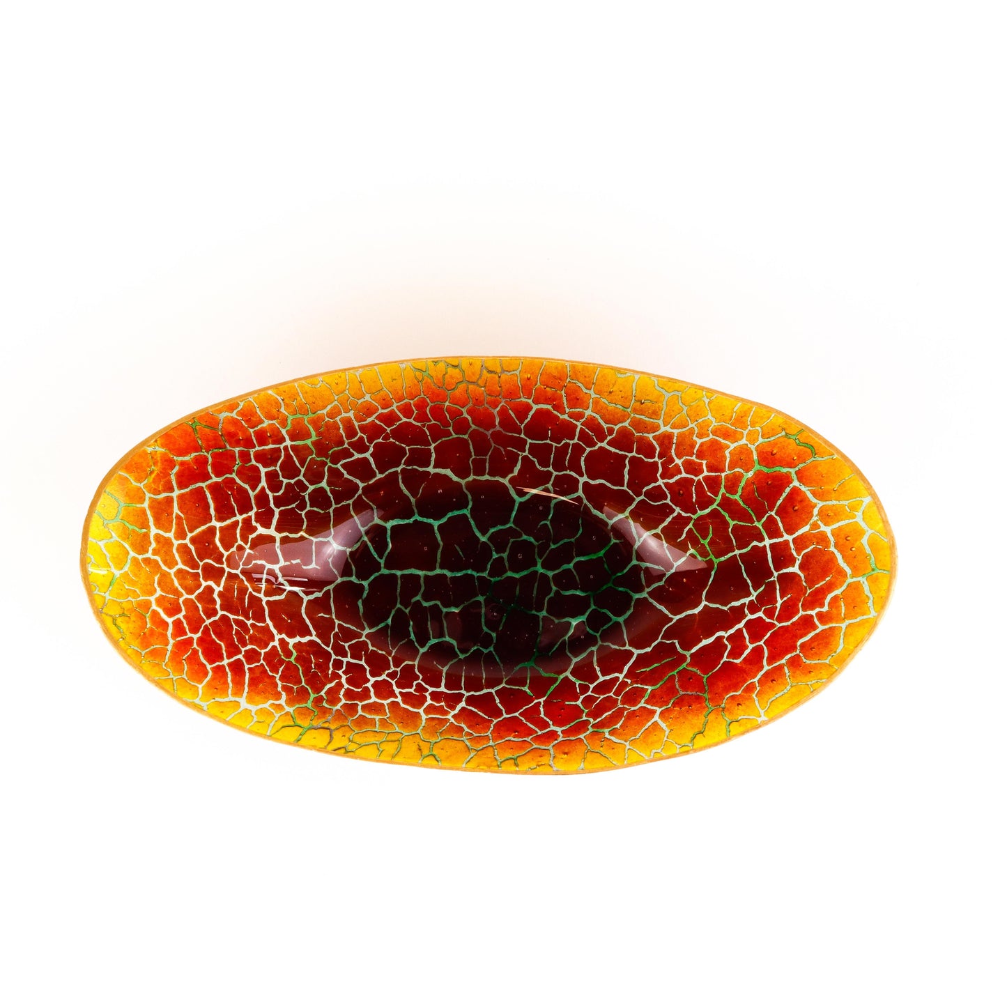 Wonky Marigold to Garnet Oval