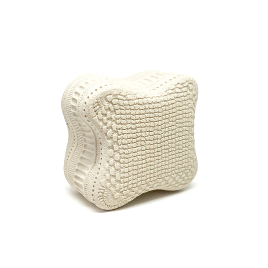 Textured Amphitetras Elegans Sculpture with intricate, organic patterns and a unique, porous form.