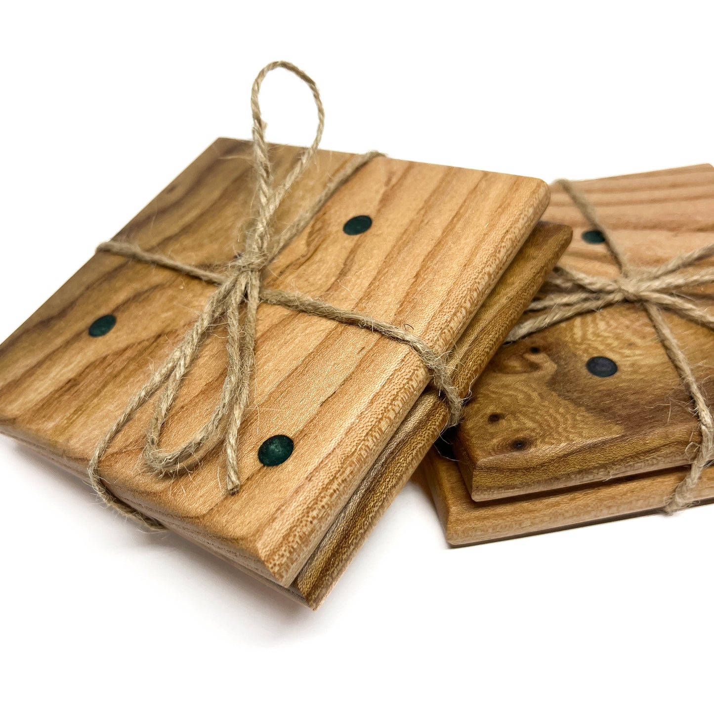 Speckled Elm Coaster Set