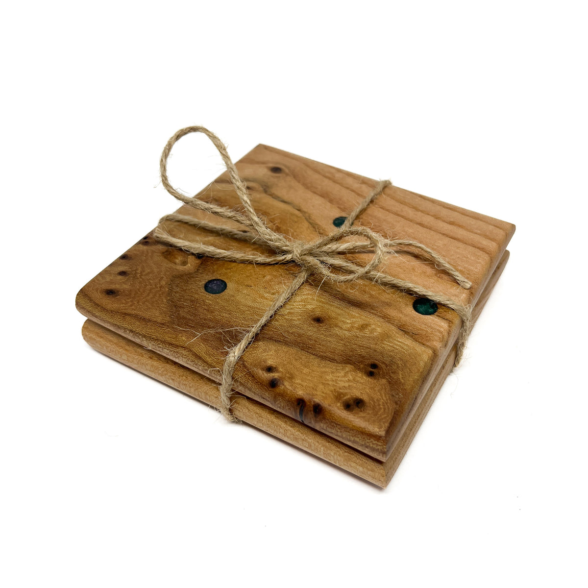 Speckled Elm Coaster Set