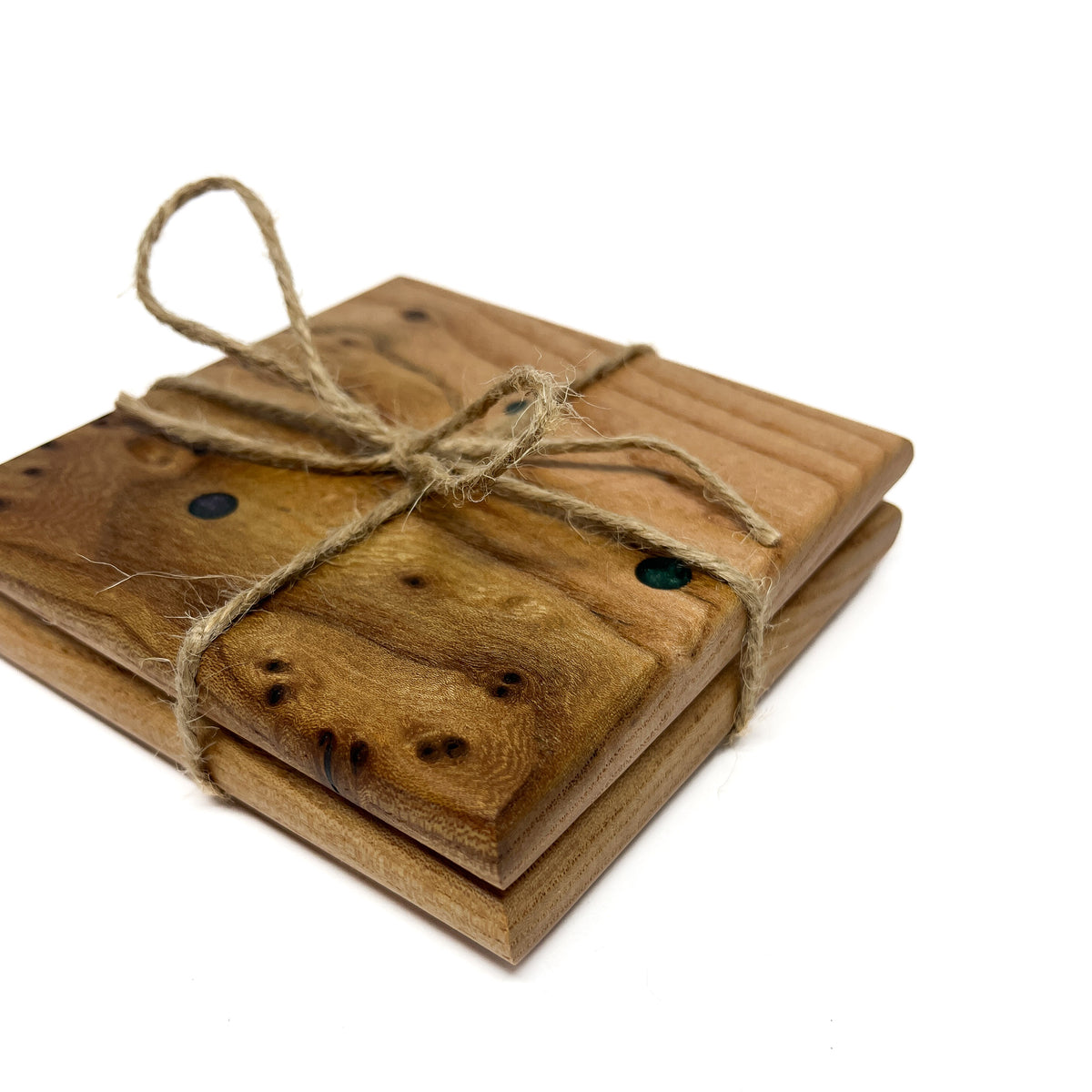 Speckled Elm Coaster Set