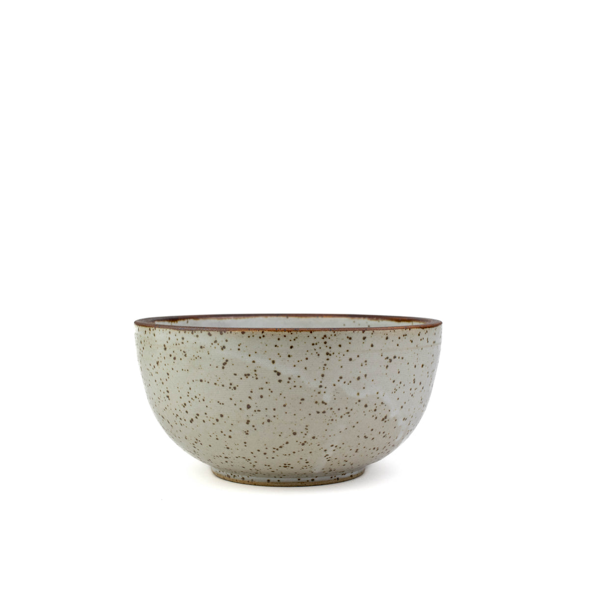 Set of 4 White Speckled Nesting Bowls
