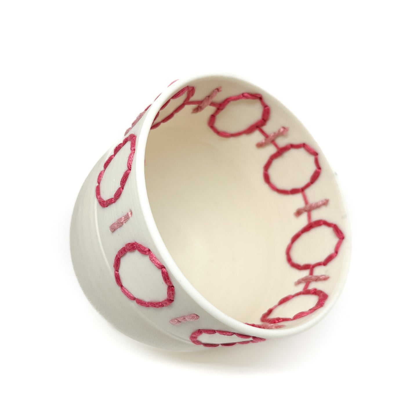 Porcelain Embroidered Vessel #5