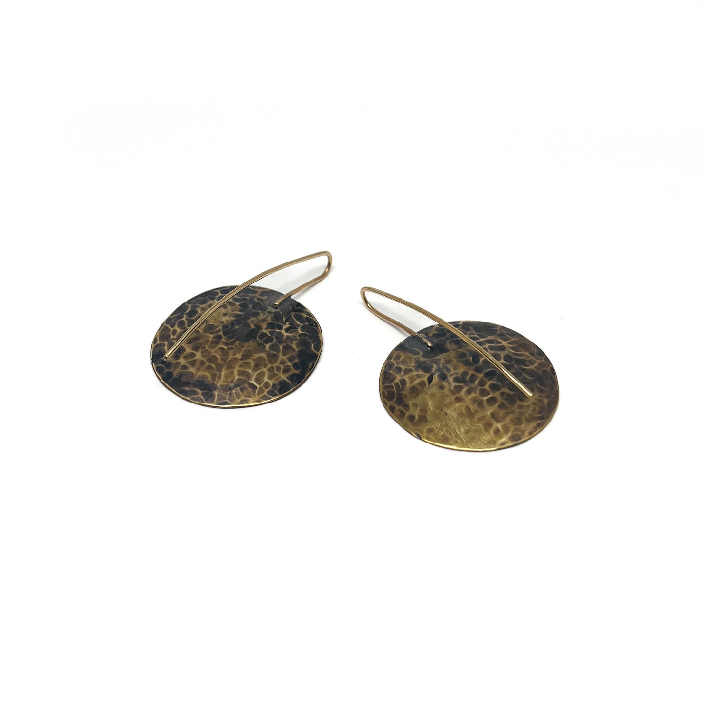 Persimmon Disc Earrings