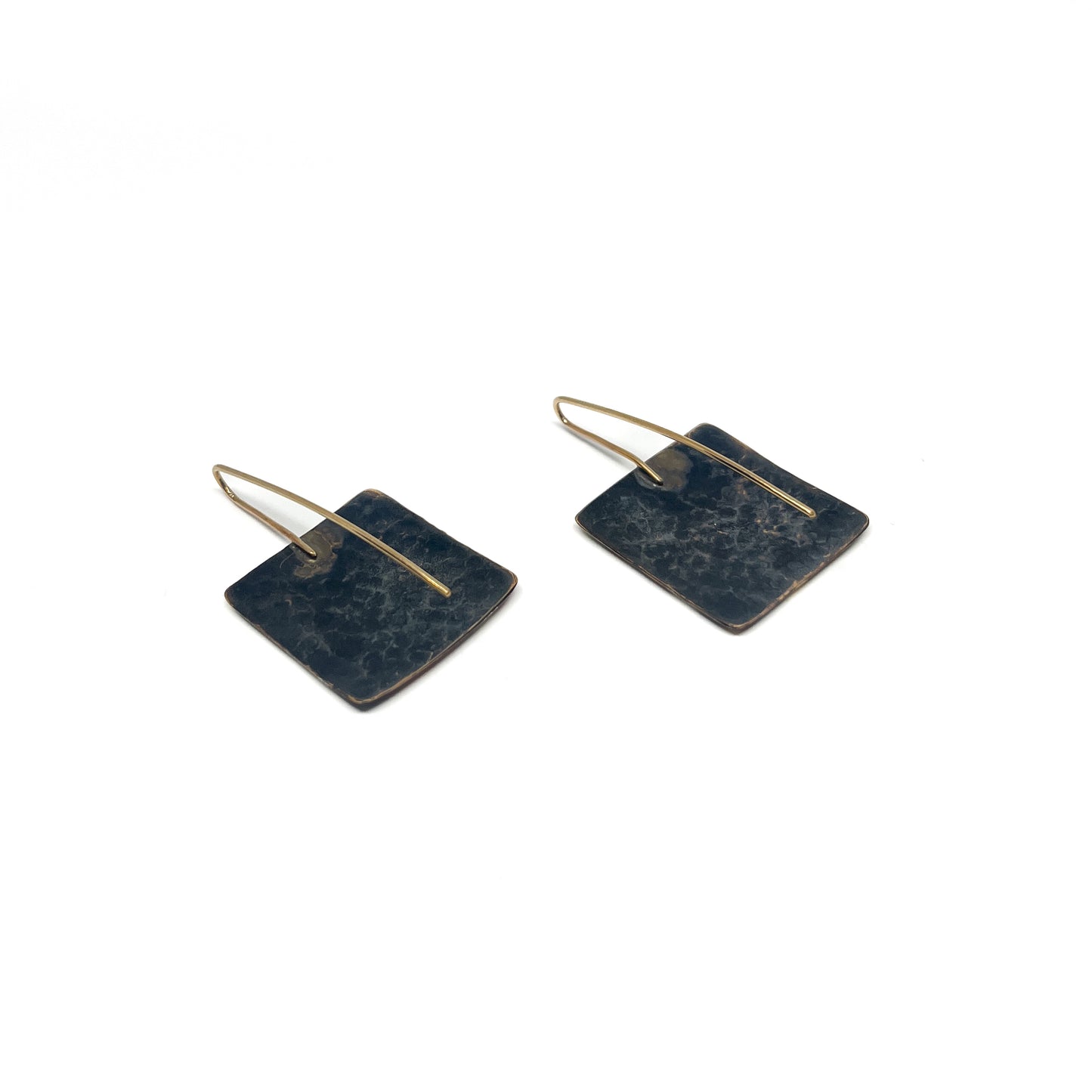 Painted Square Earrings