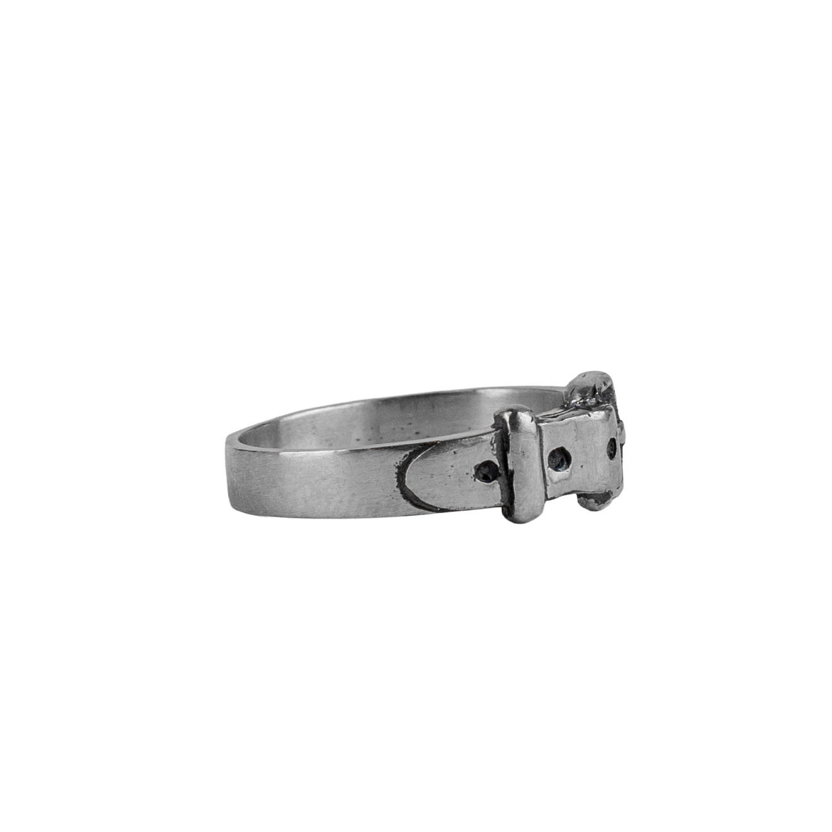 Silver Belt Ring