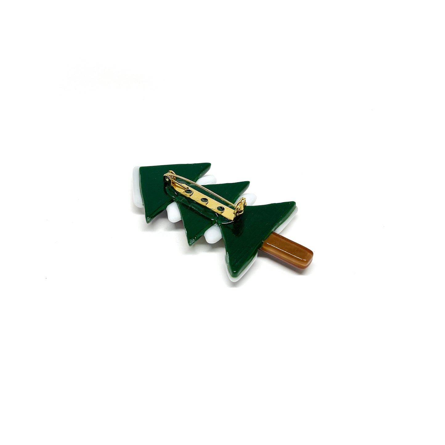 Fused Glass Christmas Pins