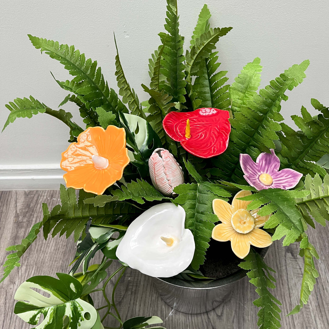 Porcelain Blooming Tulip