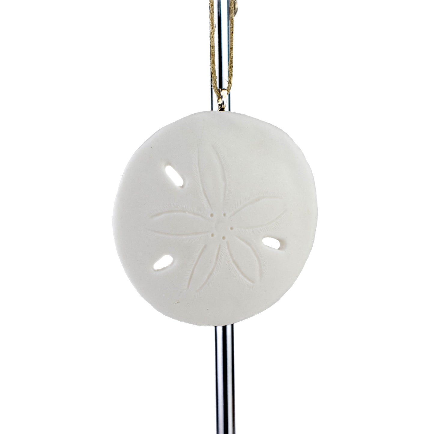 Sand Dollar Porcelain Ornament