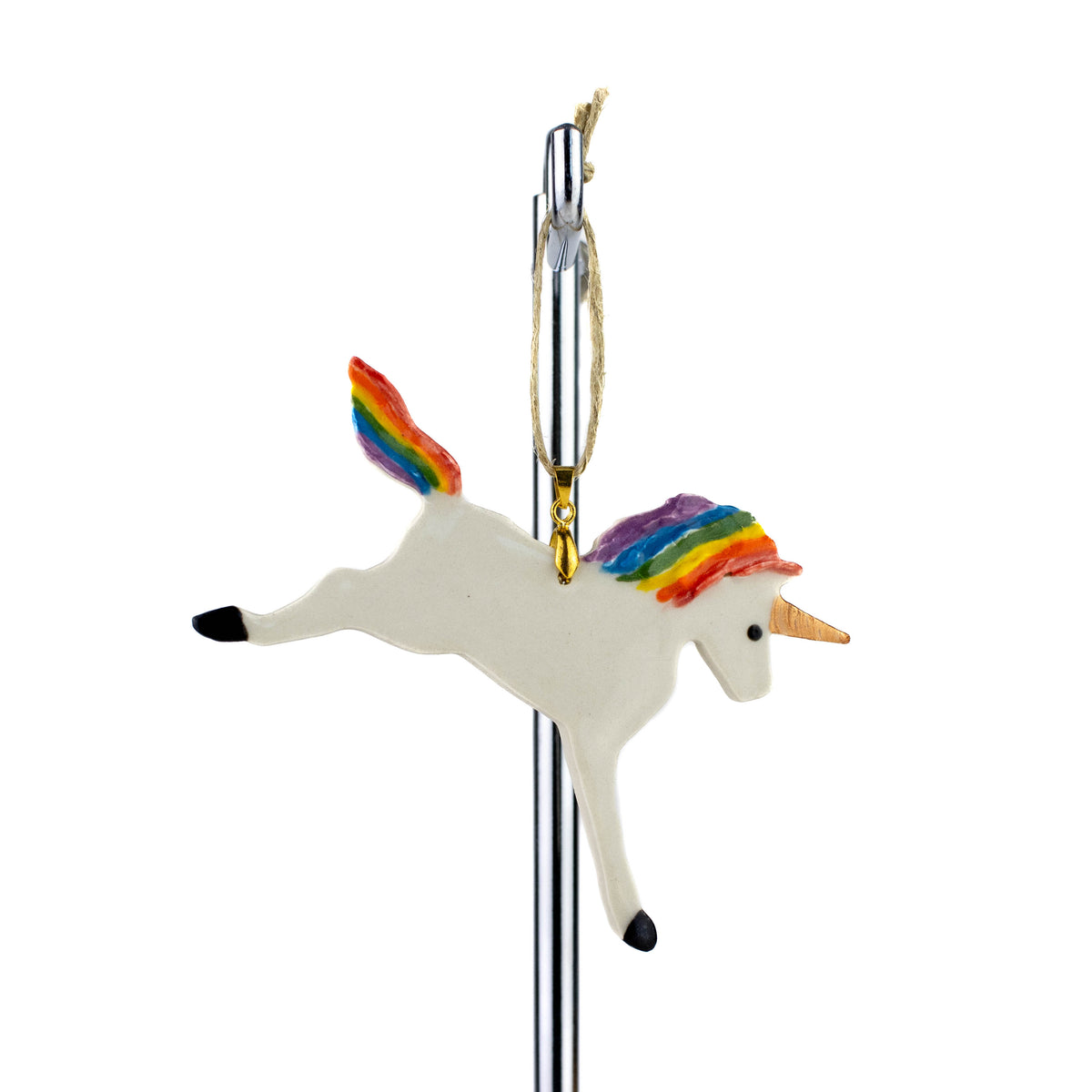 Unicorn Porcelain Ornament