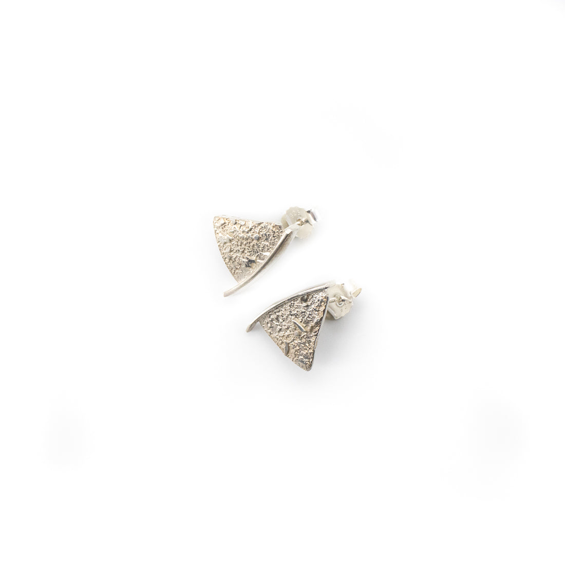 Midnight Fan Silver Studs