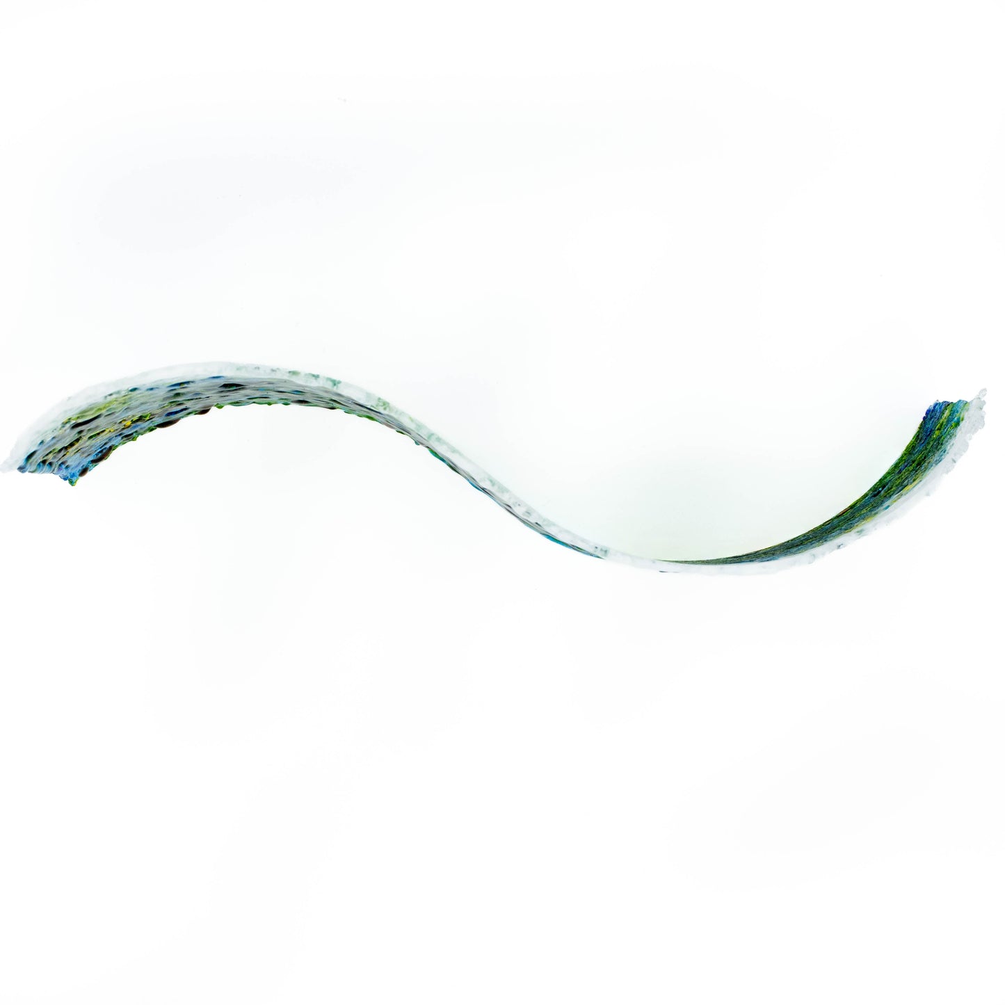 "Emmanent" Fused Glass Wave