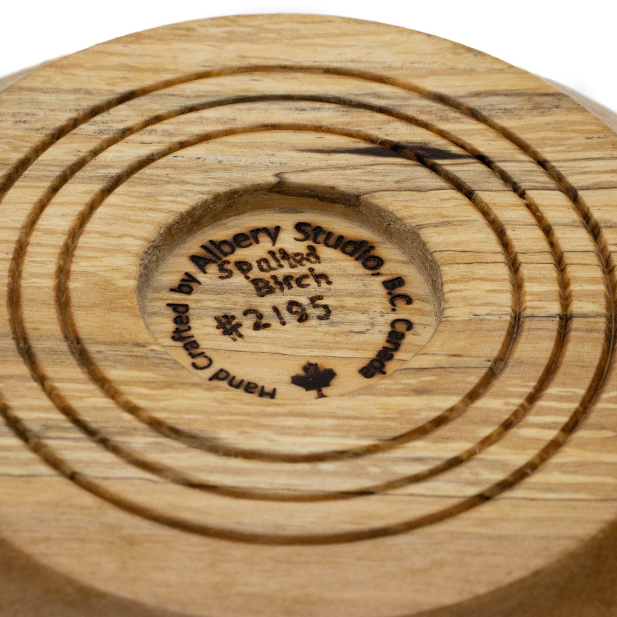 Medium Spalted Birch Bowl