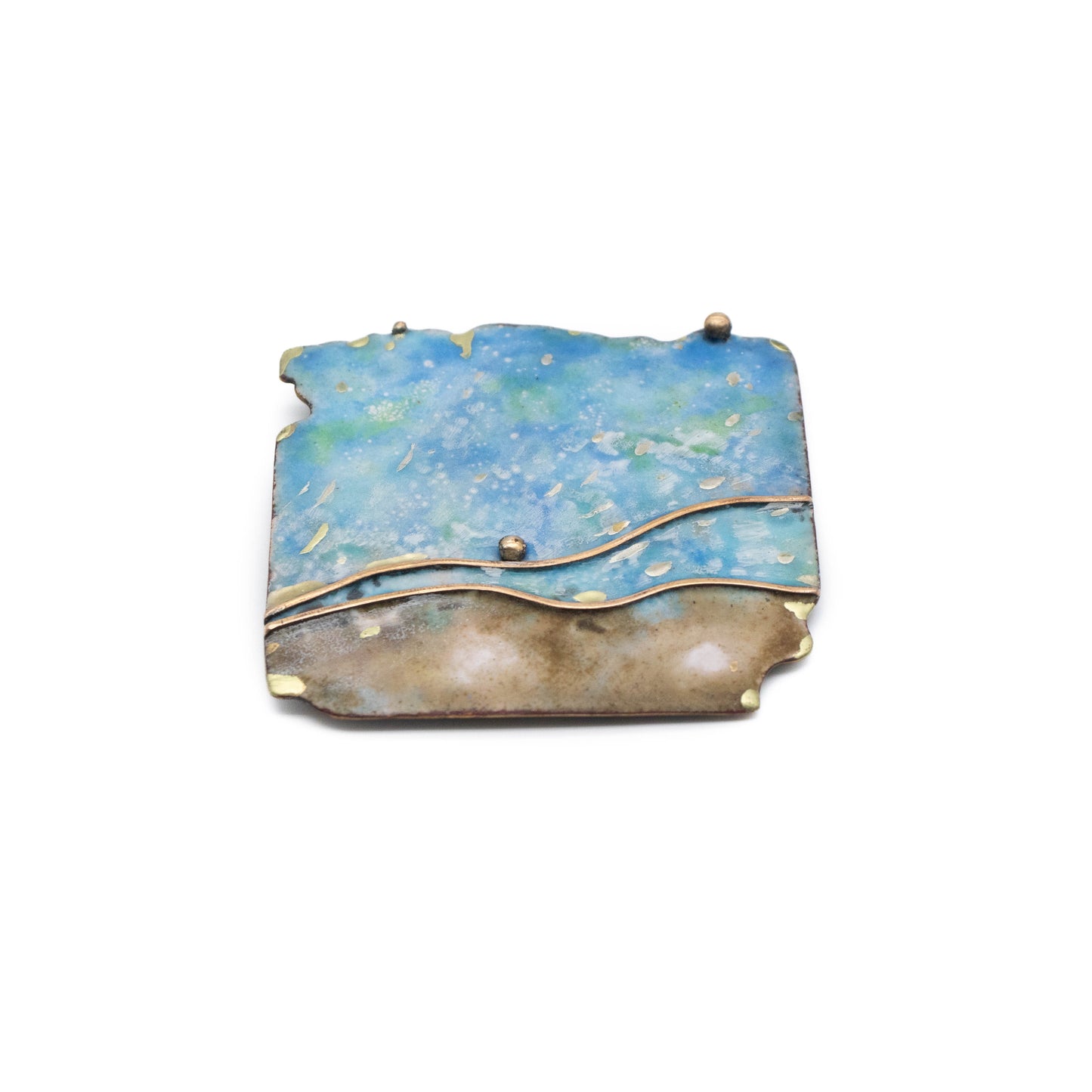 Sea & Sky Brooch