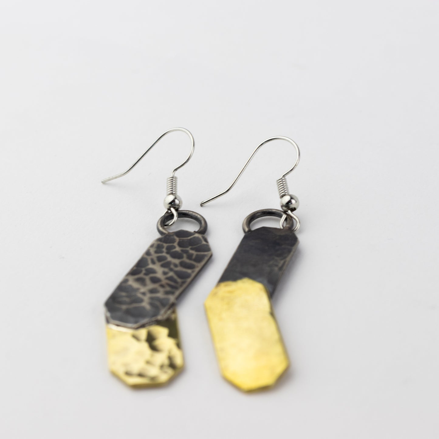 Textured Brick Earrings