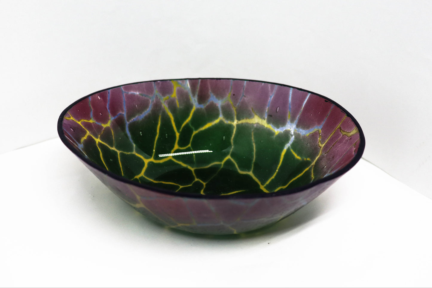 Wonky Purple-Green Egg