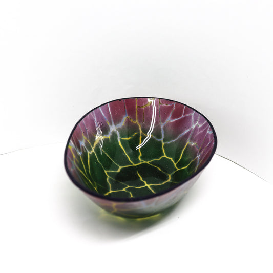 Wonky Purple-Green Egg