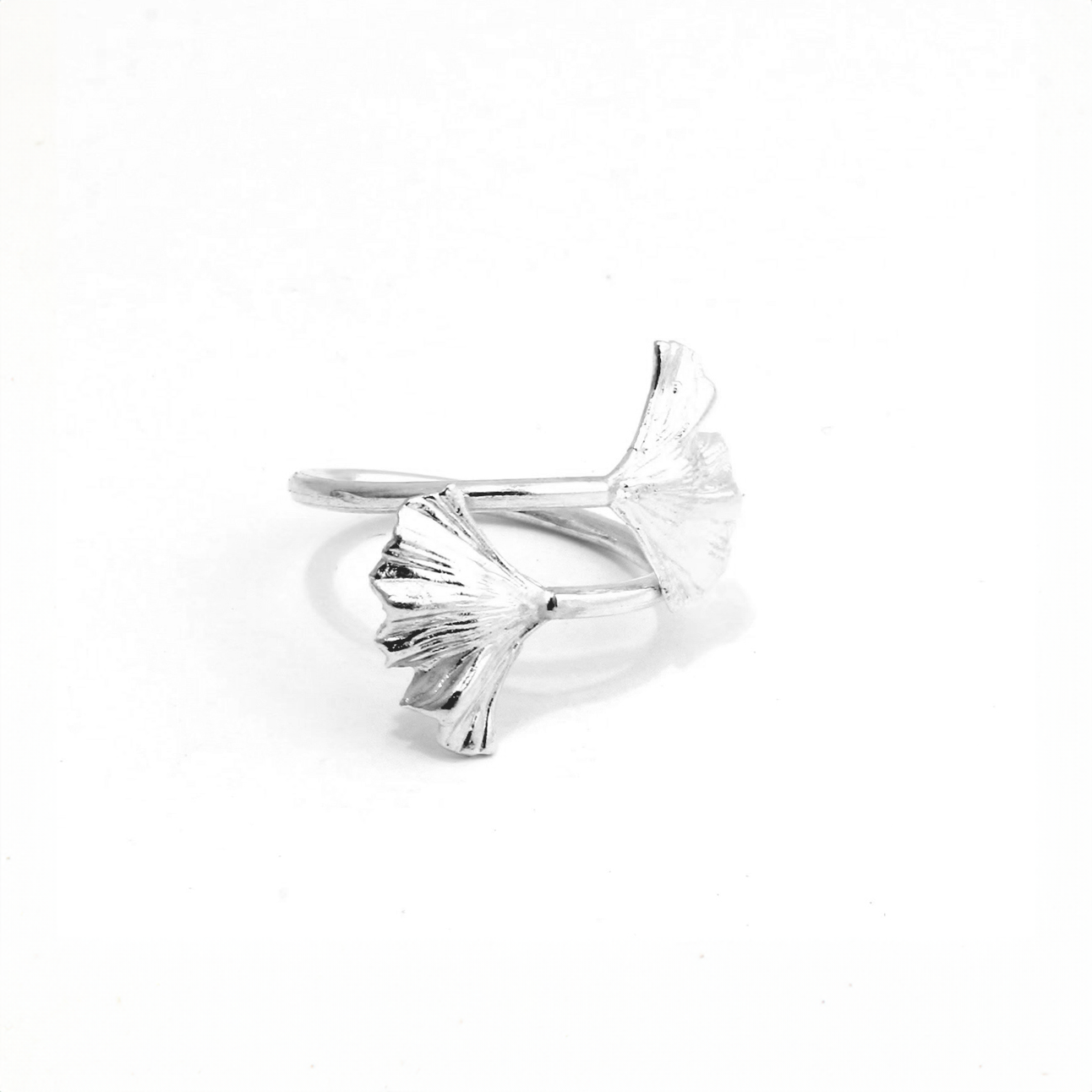 Ginkgo Leaf Ring