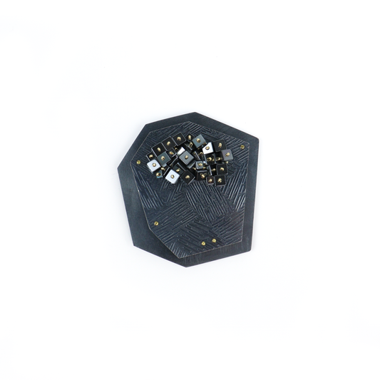 Riveted Hematite Brooch - Craft Council of BC