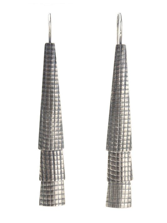 Articulated Grid Earrings - Craft Council of BC