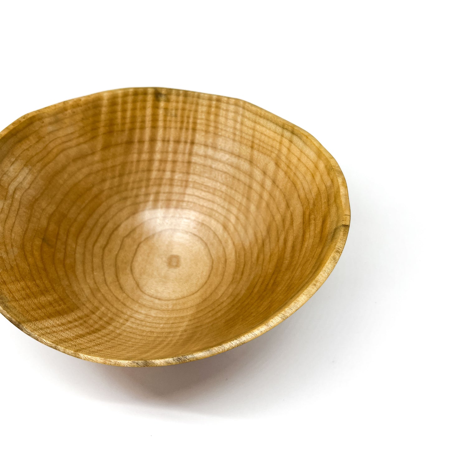 Curly Maple Natural Edge Bowl