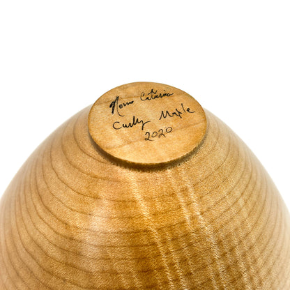 Curly Maple Natural Edge Bowl