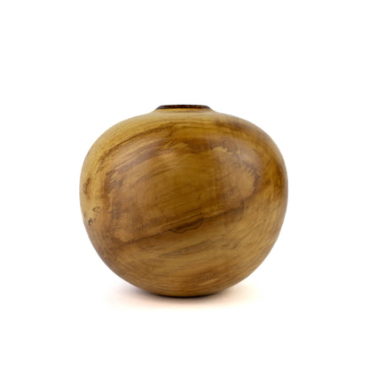 Hollow Form Spalted Maple with Red Alder Bark