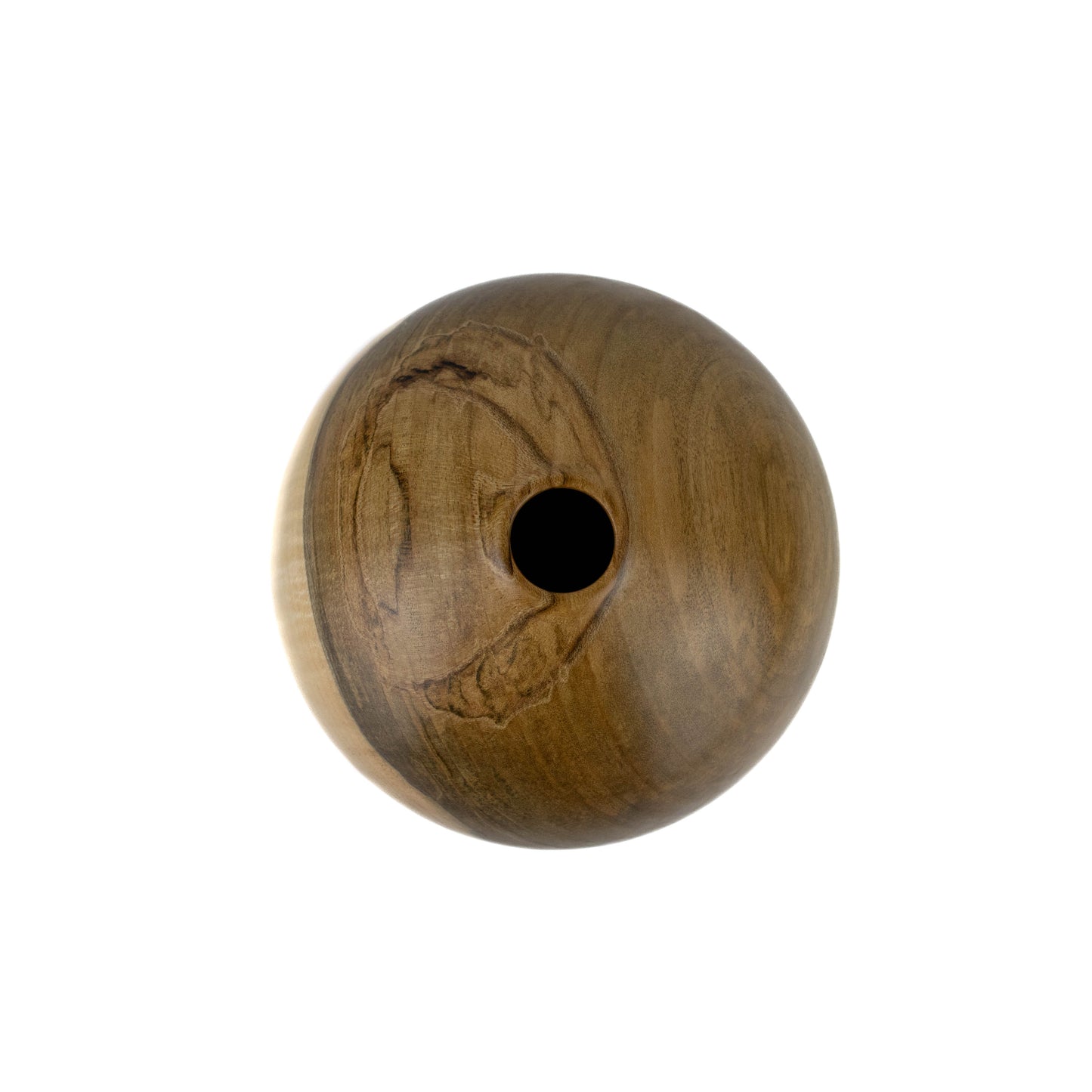 Hollow Form Silver Maple with Small Opening