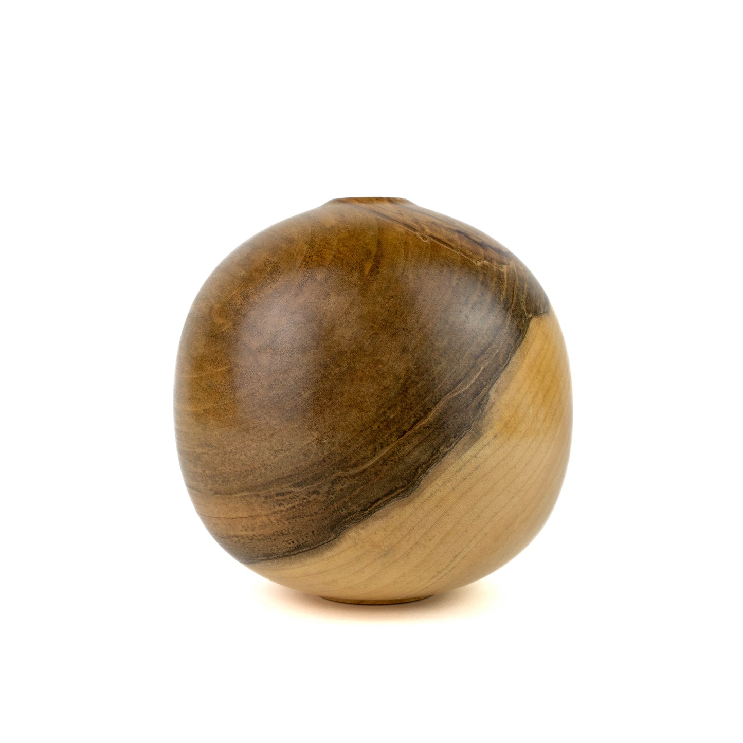 Hollow Form Silver Maple with Small Opening