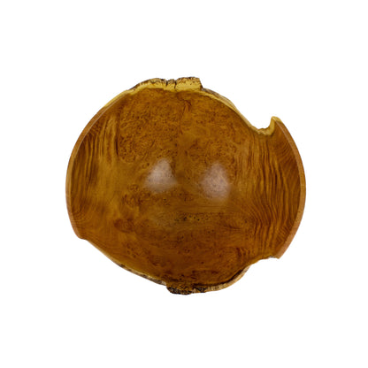 Black Locust Burl Bowl with a Natural Edge