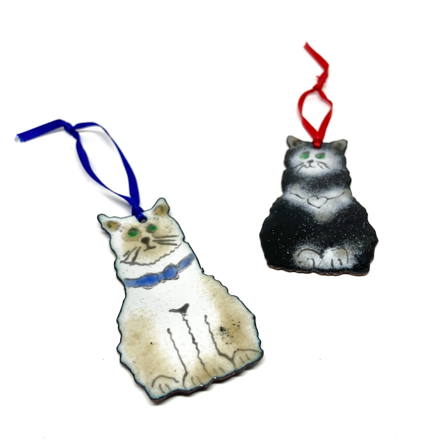 Sitting Cats Ornament