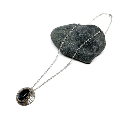Labradorite Deep Forest Pendant