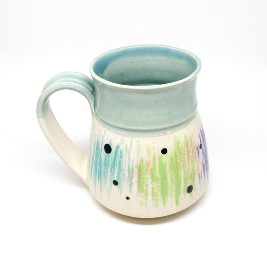 Dot and Brushstroke Mug