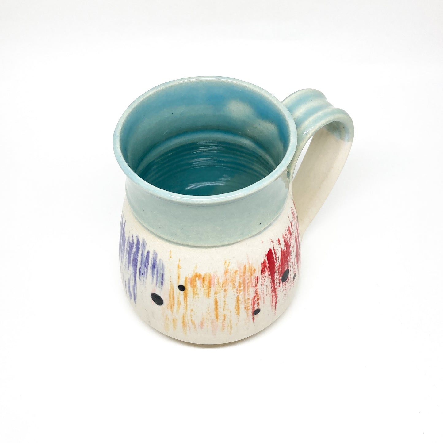 Dot and Brushstroke Mug