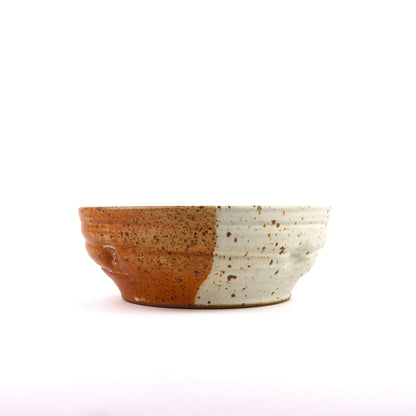 White and Orange Bowl