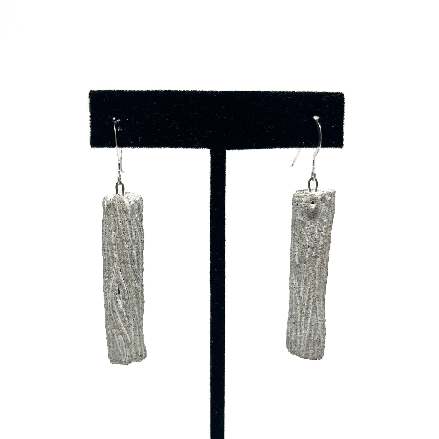 Grey Driftwood Earrings