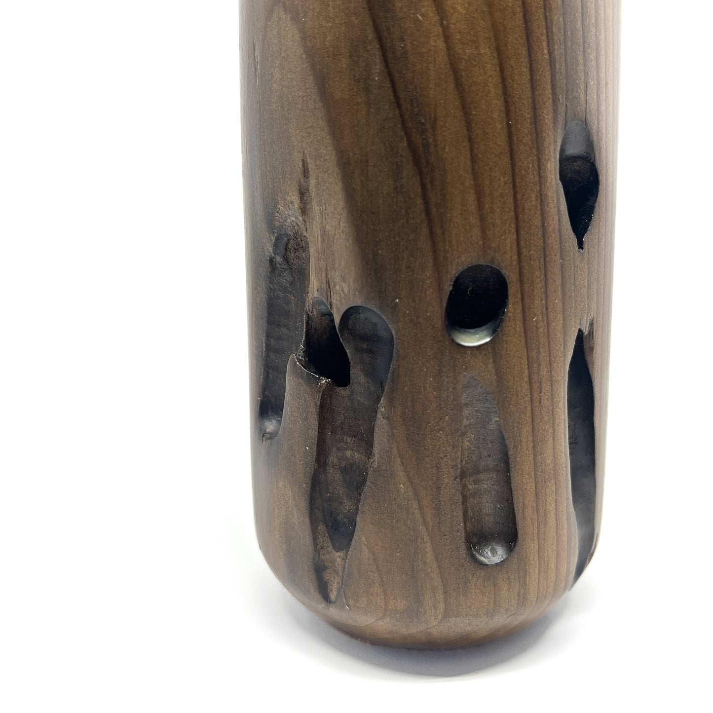 Teredo Wood Cedar Bottle Vase