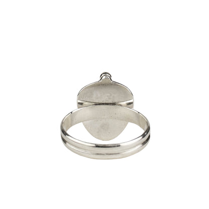 Lavender chalcedony ring