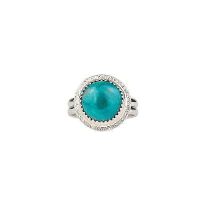 Tibetan turquoise ring