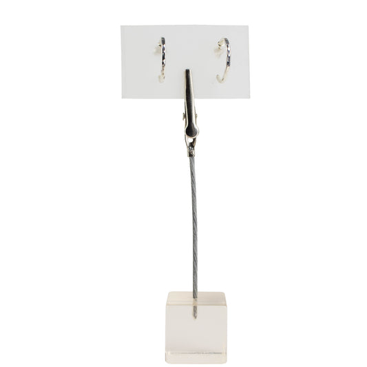 Hammered Open Hoop Studs