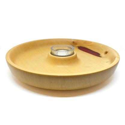 Yellow Cedar Candle Tray #1
