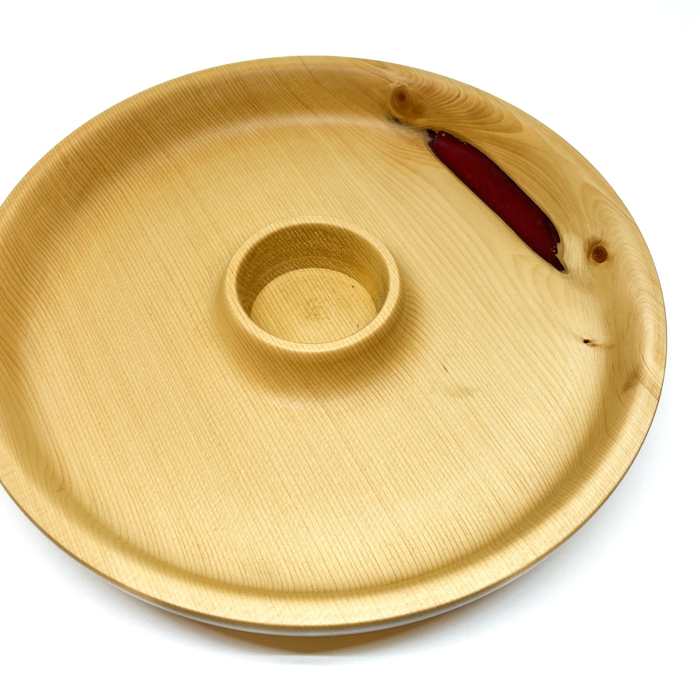 Yellow Cedar Candle Tray #1