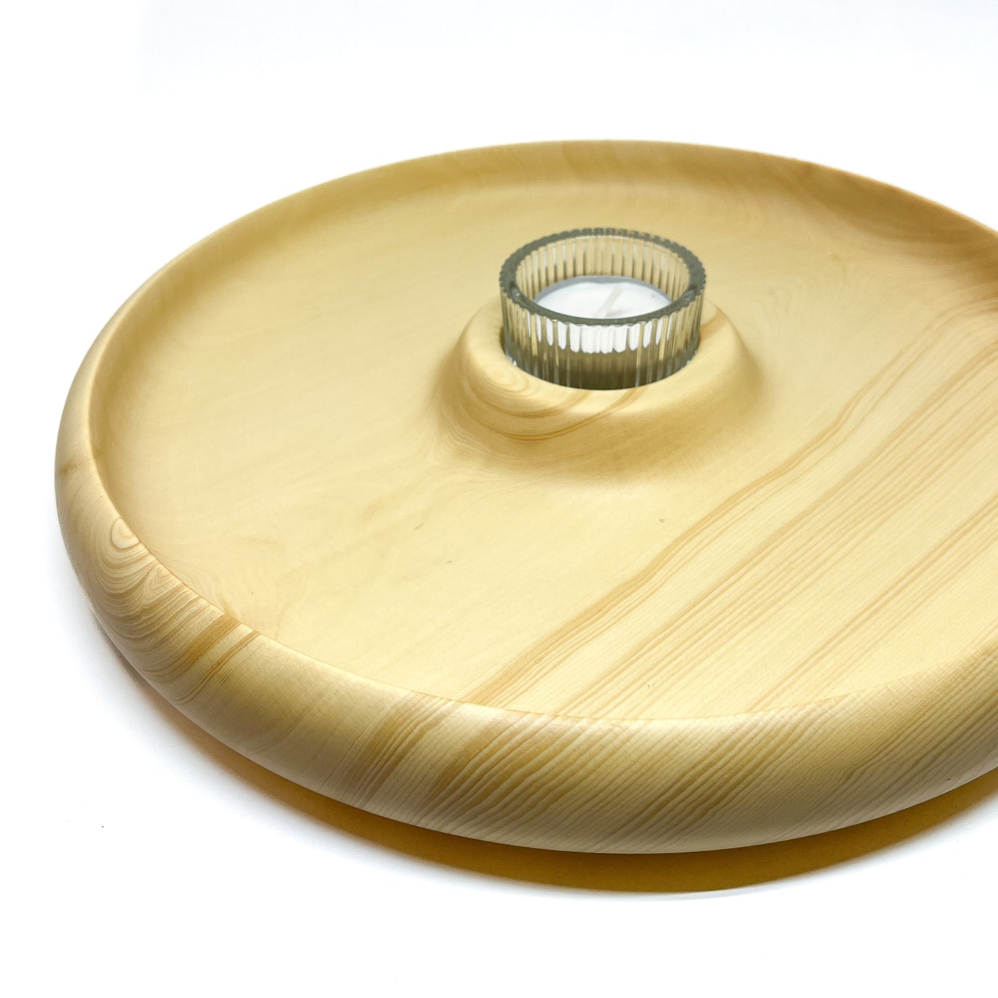 Yellow Cedar Candle Tray #2