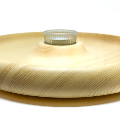 Yellow Cedar Candle Tray #2