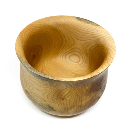 Wide Big Leaf Maple Vase