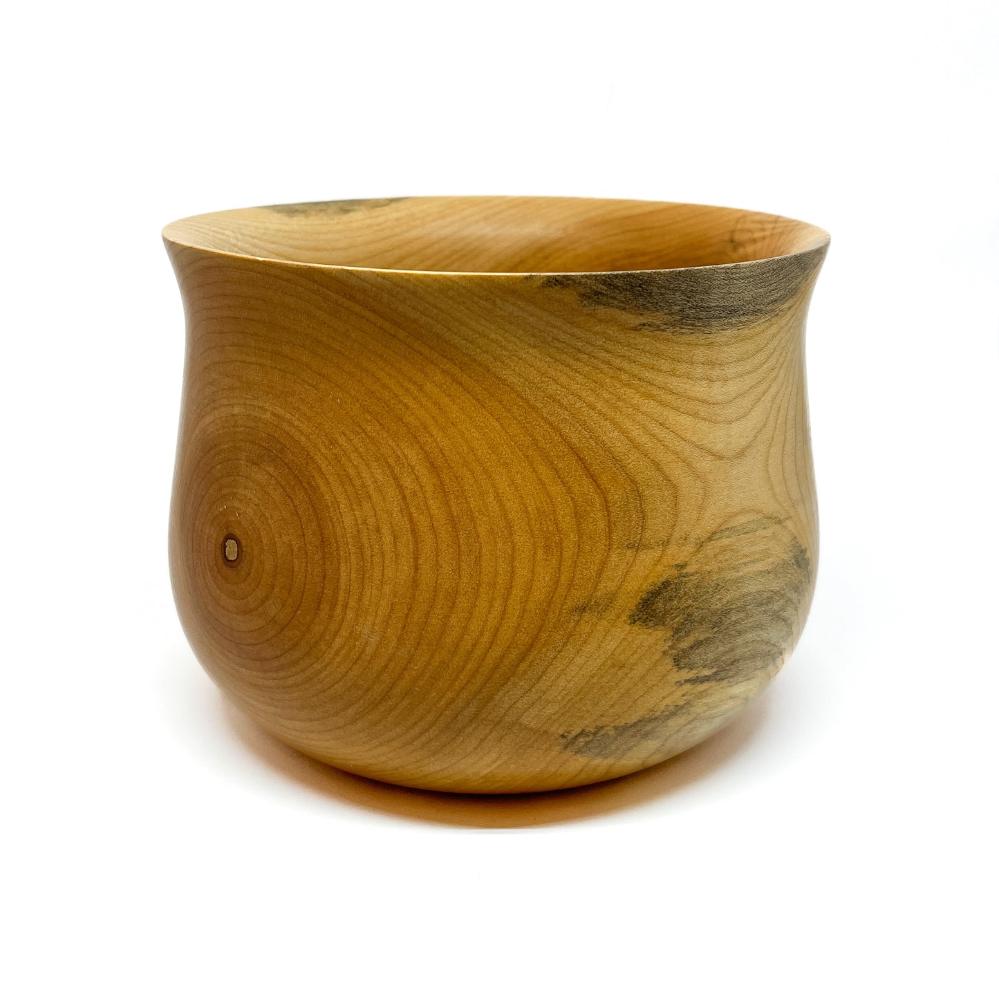 Wide Big Leaf Maple Vase