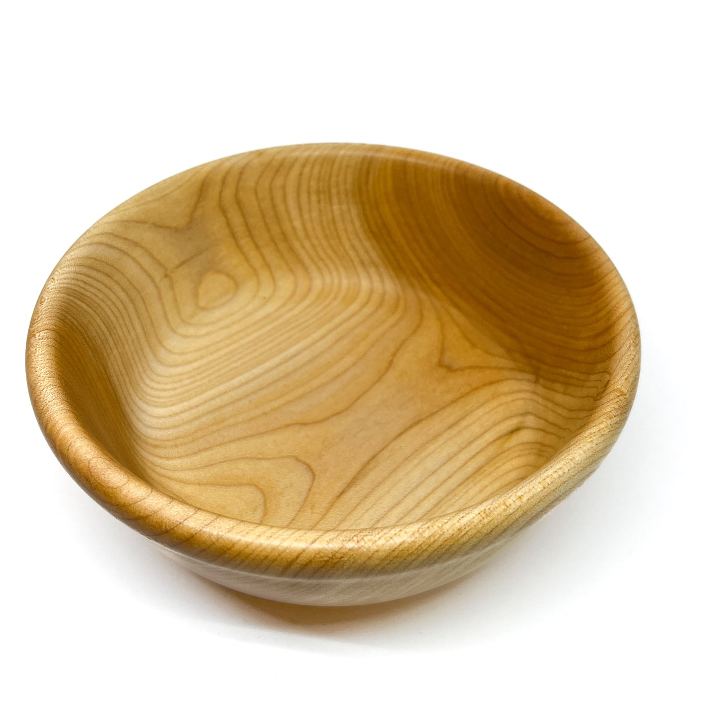 Rolled Edge Big Leaf Maple Bowl